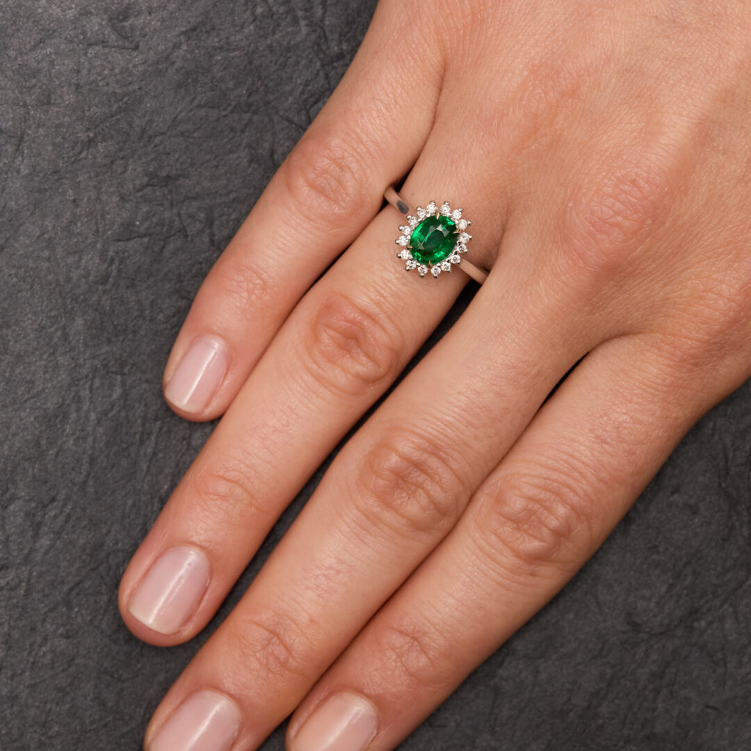 bague tsavorite