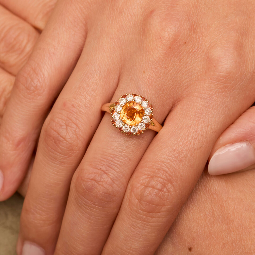Bague Grenat Mandarin