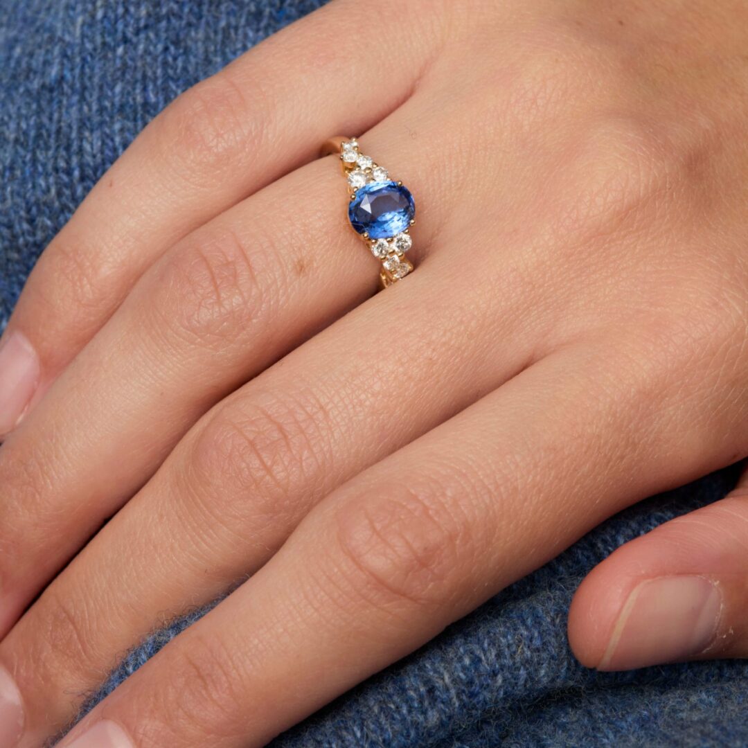 Bague Saphir Bleu