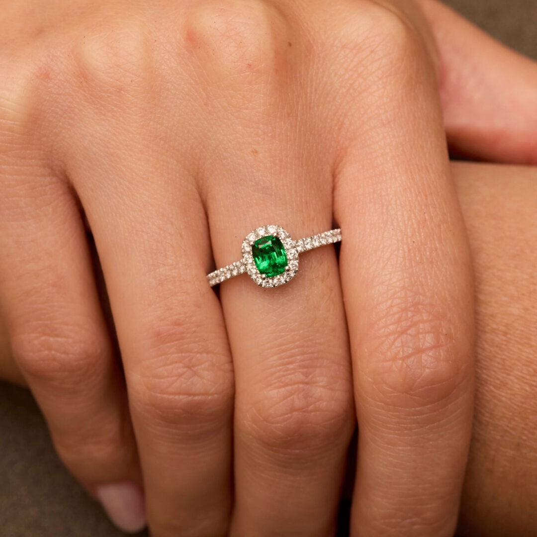Bague Tsavorite