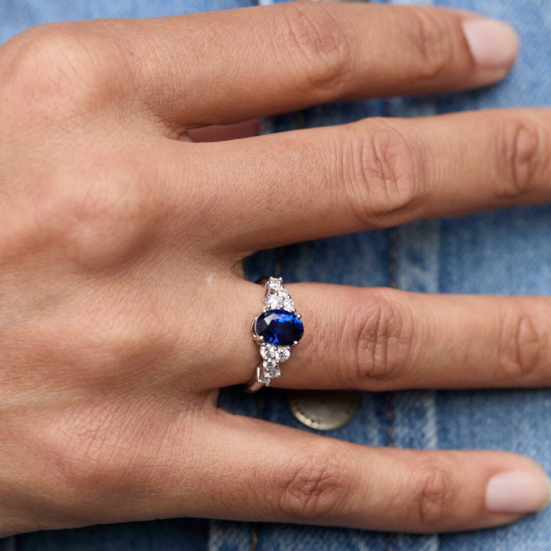Bague Saphir Bleu