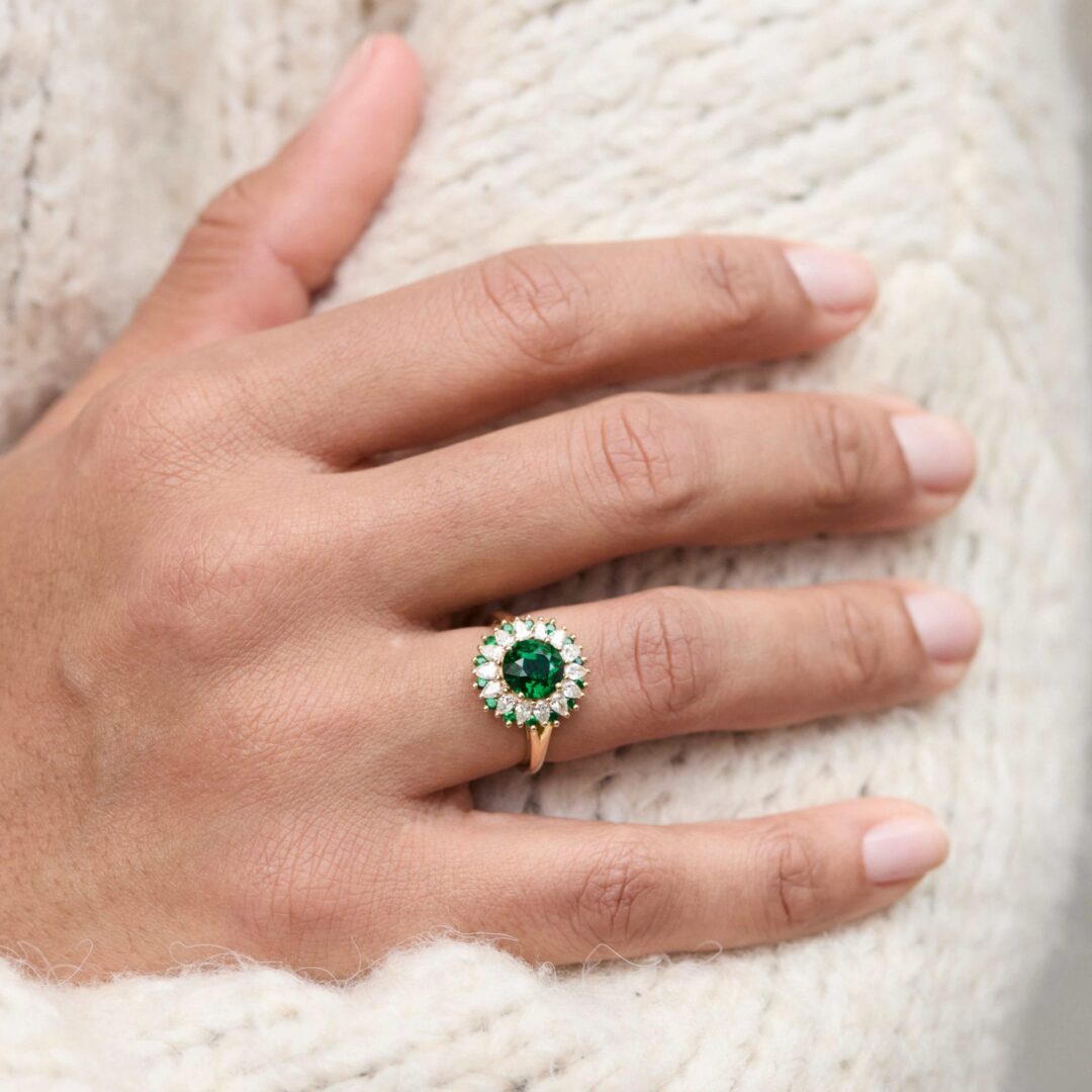 Bague Tsavorite