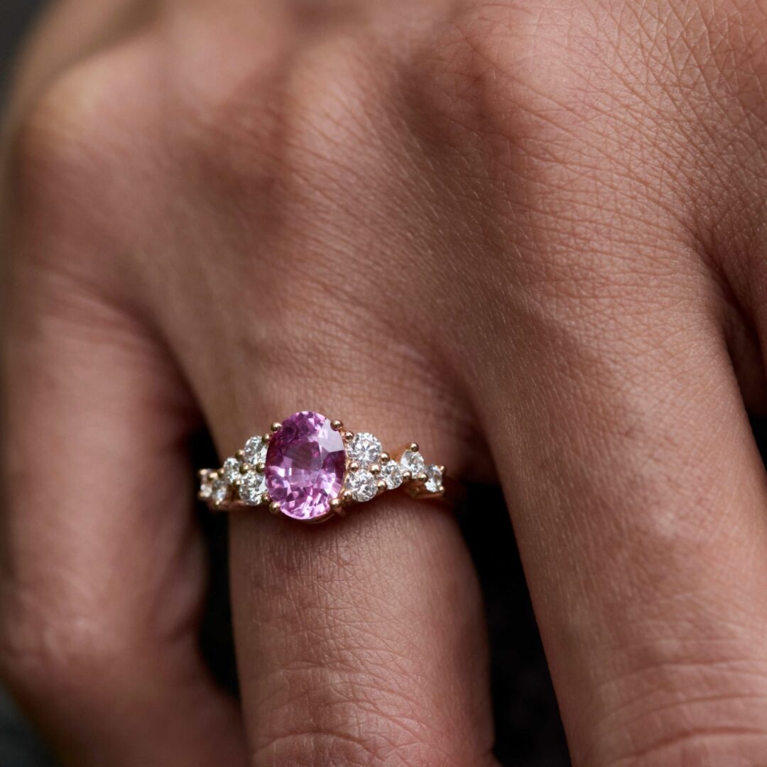 Bague Saphir Rose