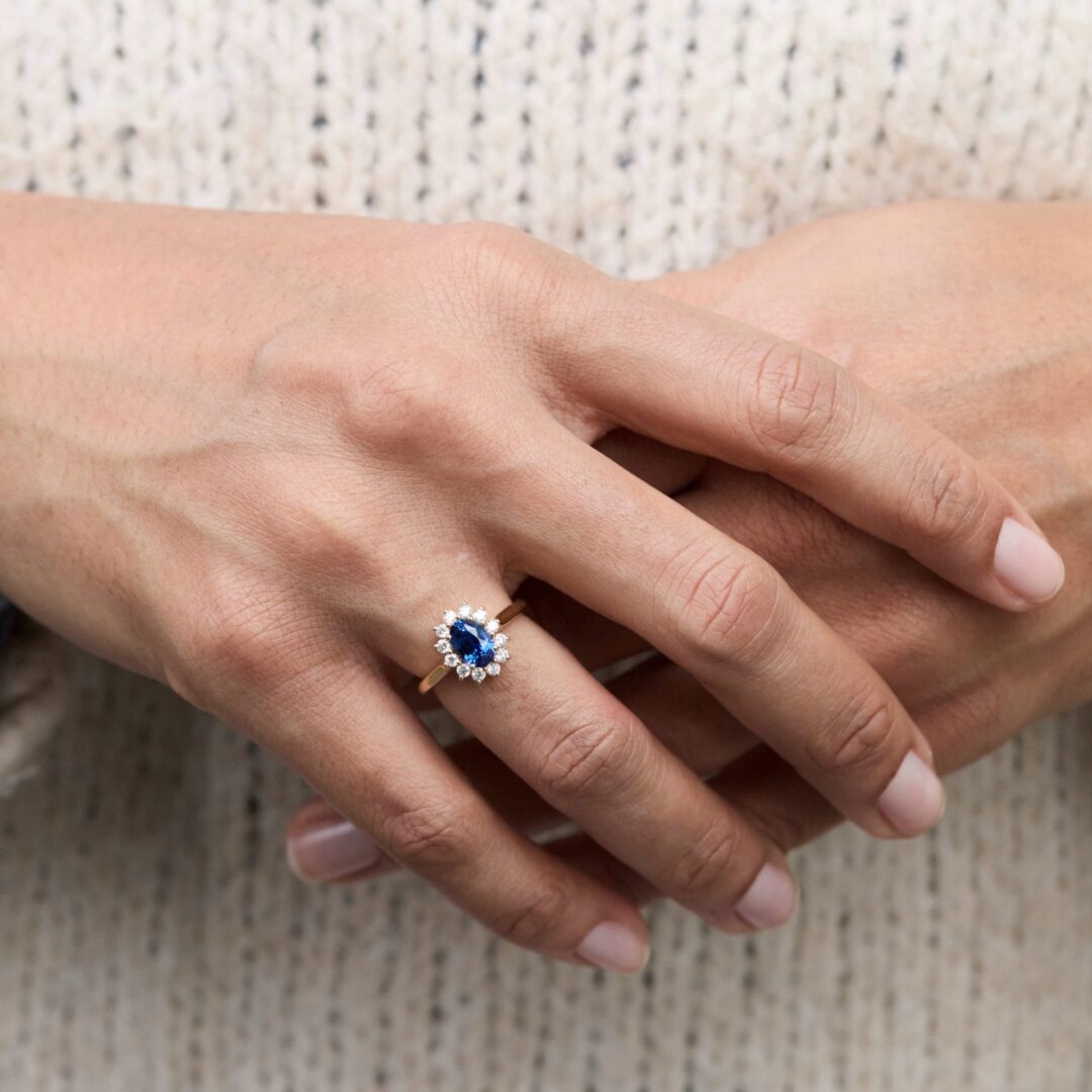 Bague Saphir Bleu