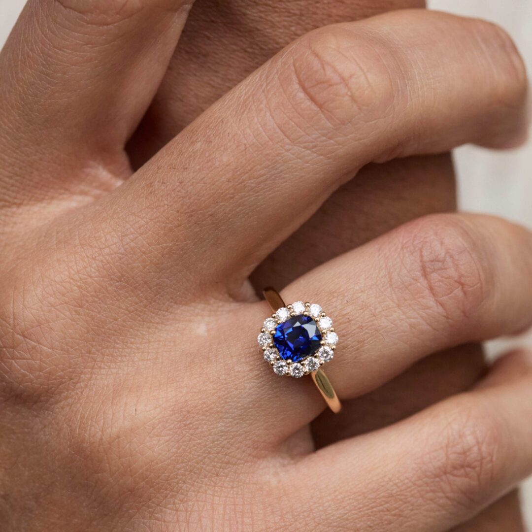 Bague Saphir Bleu