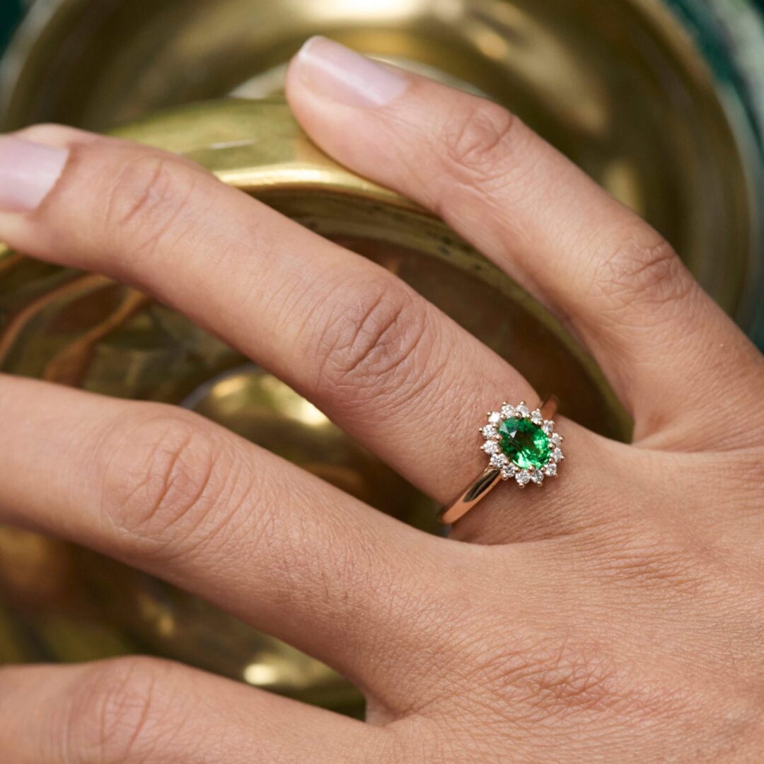 Bague Tsavorite