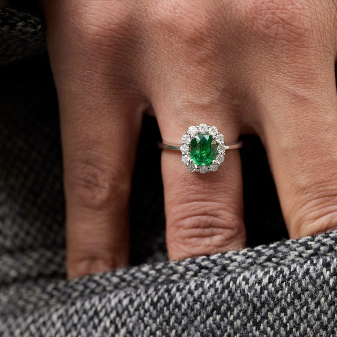 Bague Tsavorite