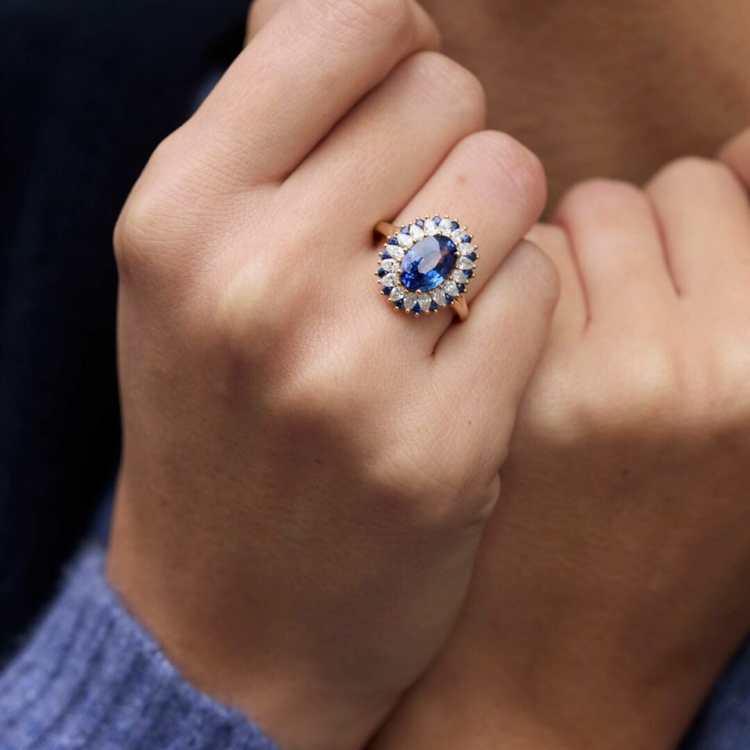 Bague Saphir Bleu