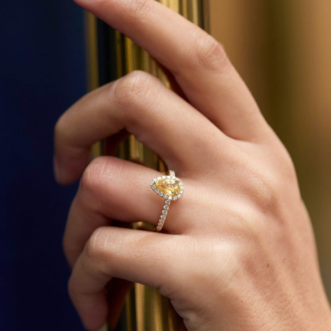 Bague Jaffna - Saphir Jaune 1.35 carats