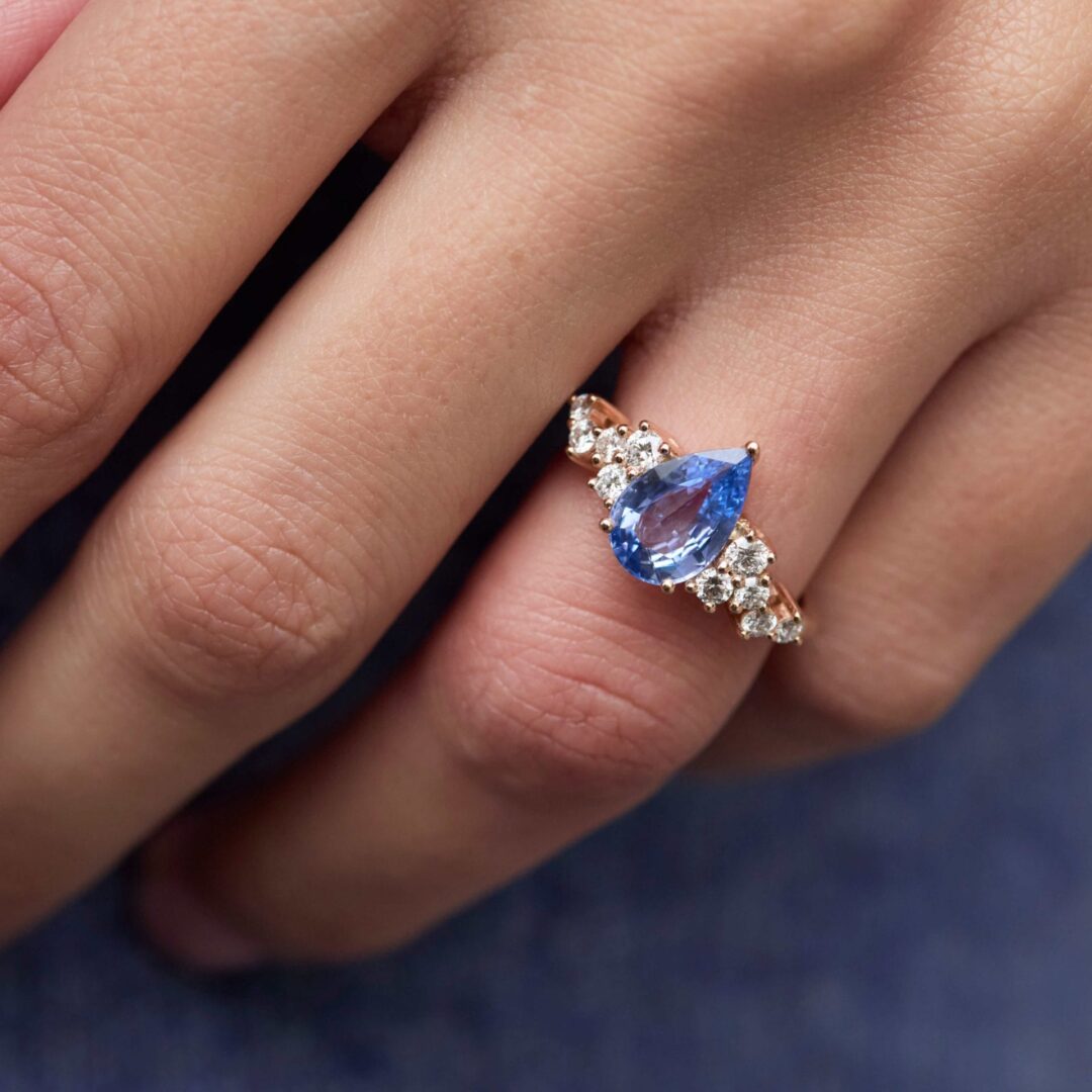 Bague Saphir Bleu