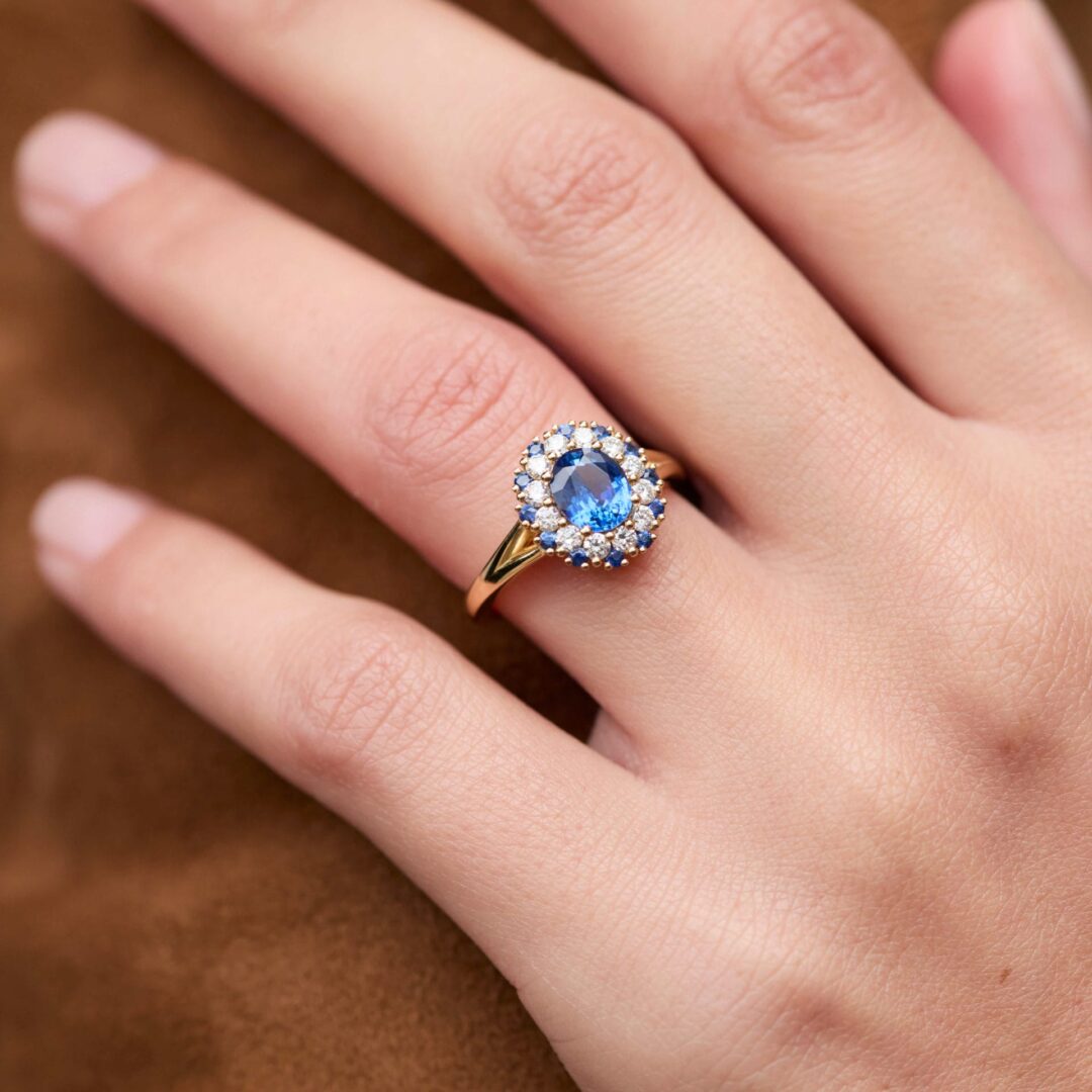 Bague Saphir Bleu