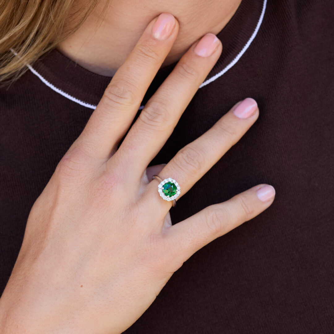 Bague Tsavorite