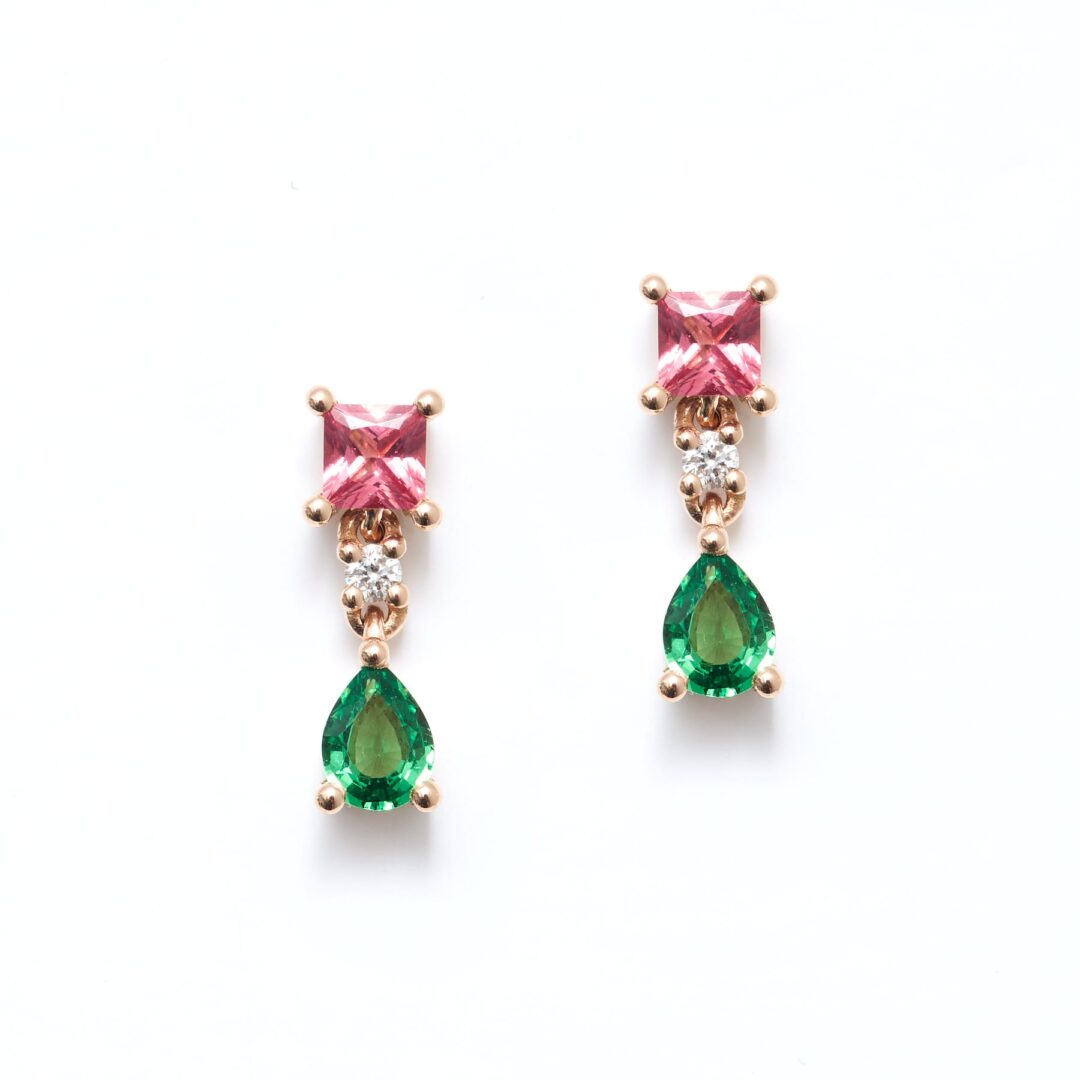 Toi & Moi - Spinelle Mahenge et Tsavorite