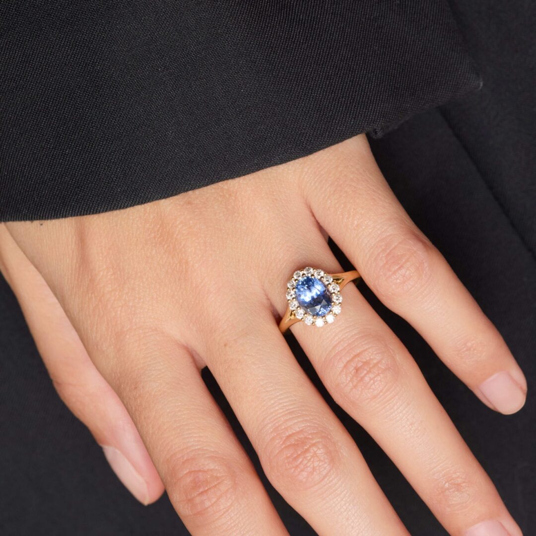 Bague Saphir Bleu