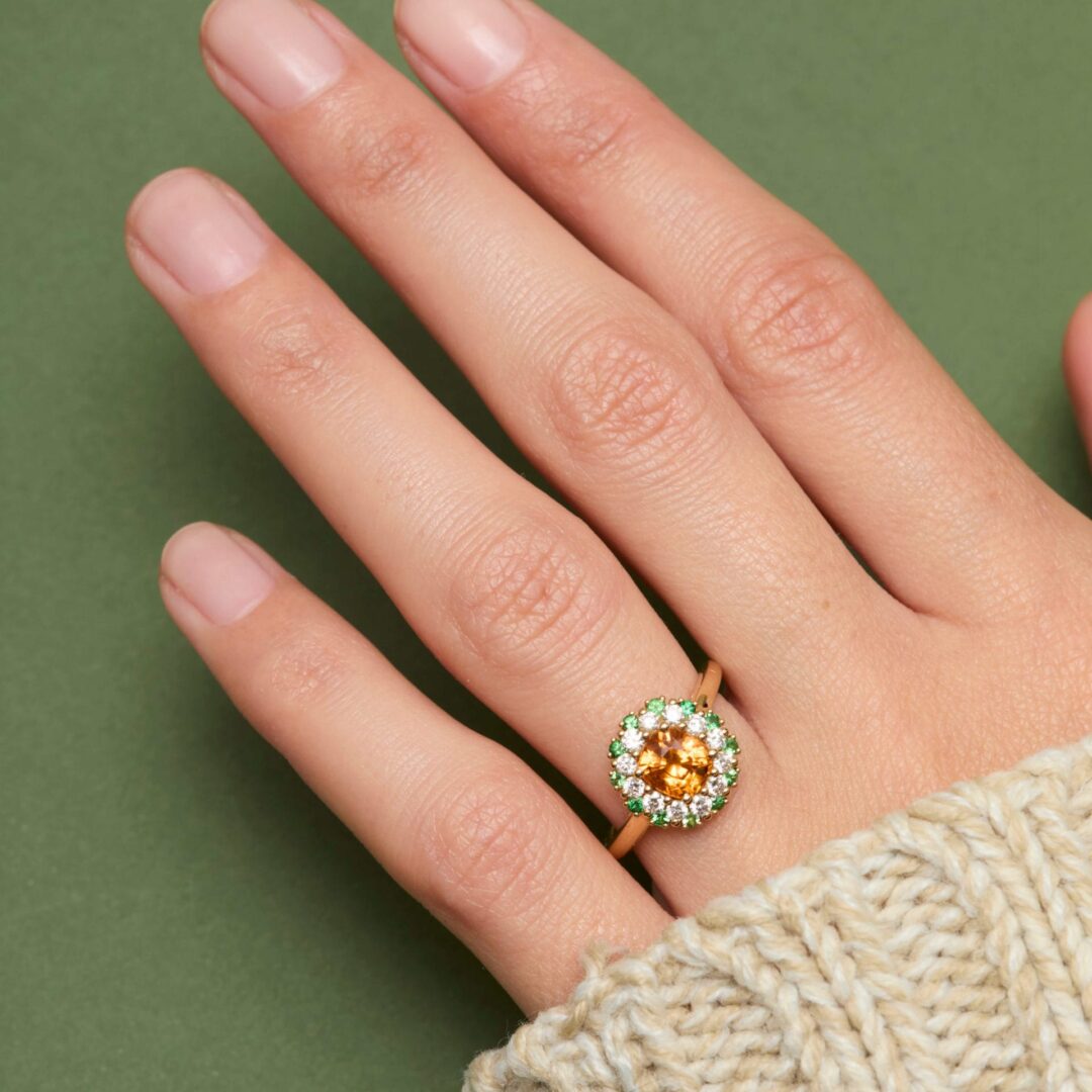 Bague Grenat Mandarin