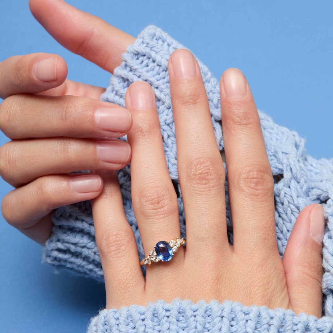 Bague Saphir Bleu