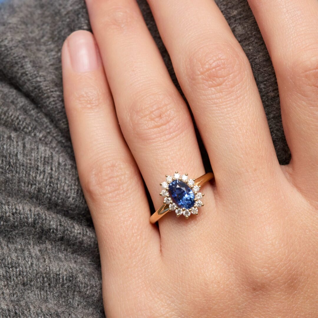 Bague Saphir Bleu