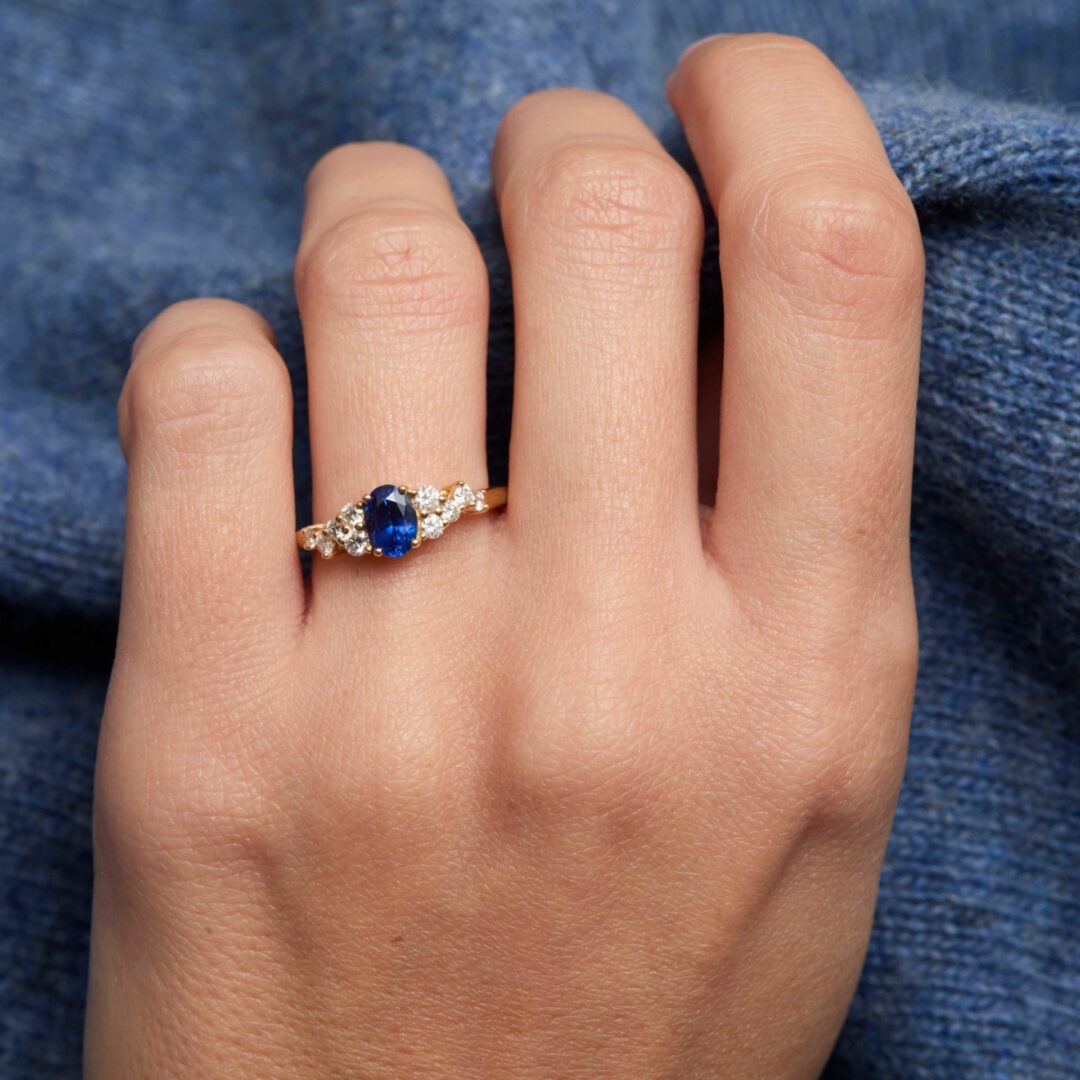 Bague Saphir Bleu