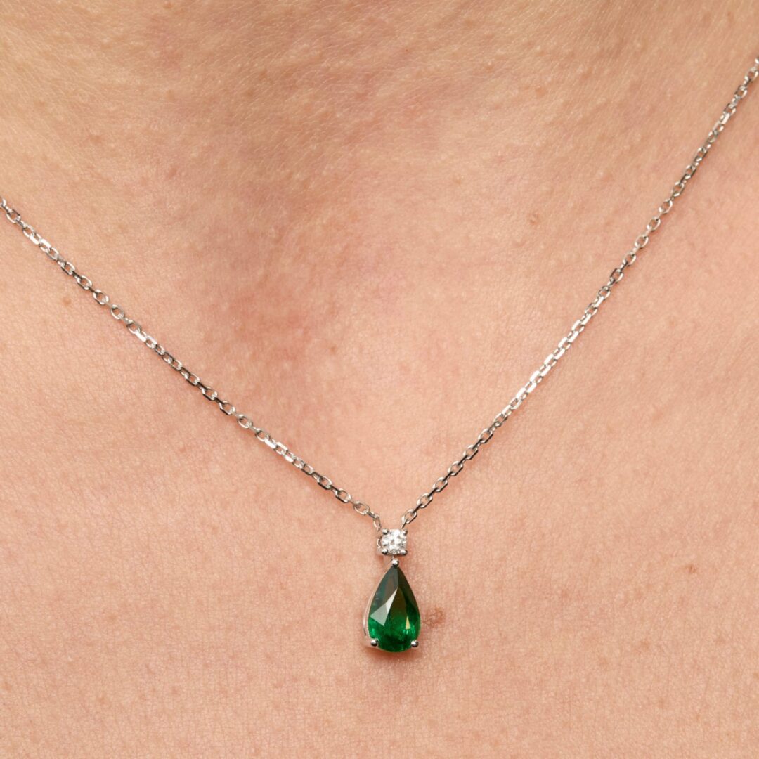 Collier Ceylan - Tsavorite 1.15 carats