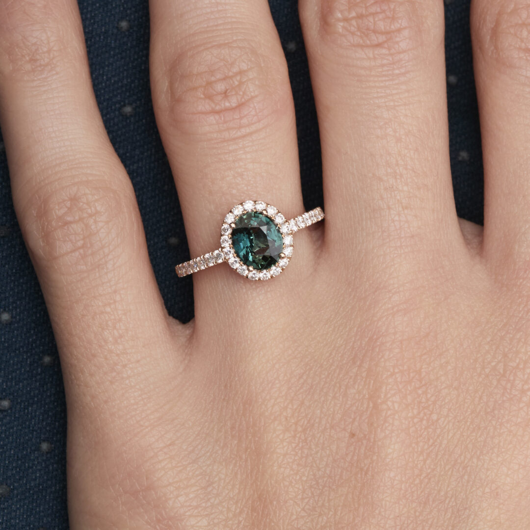 Bague saphir Teal