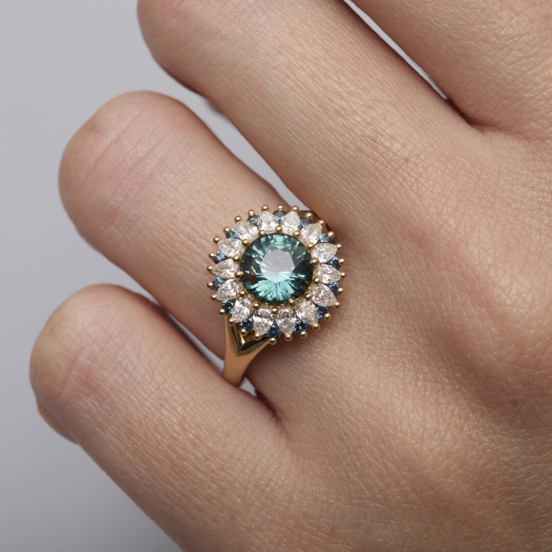 Bague saphir Teal