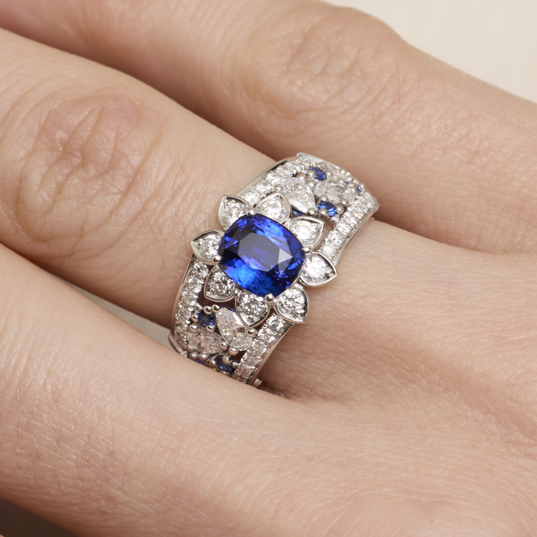 Bague Saphir Bleu