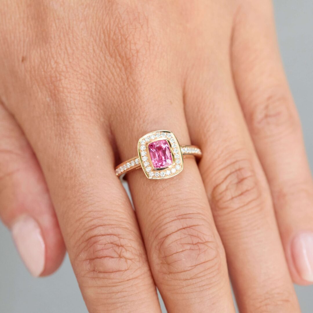 Bague Art déco Spinelle Mahenge