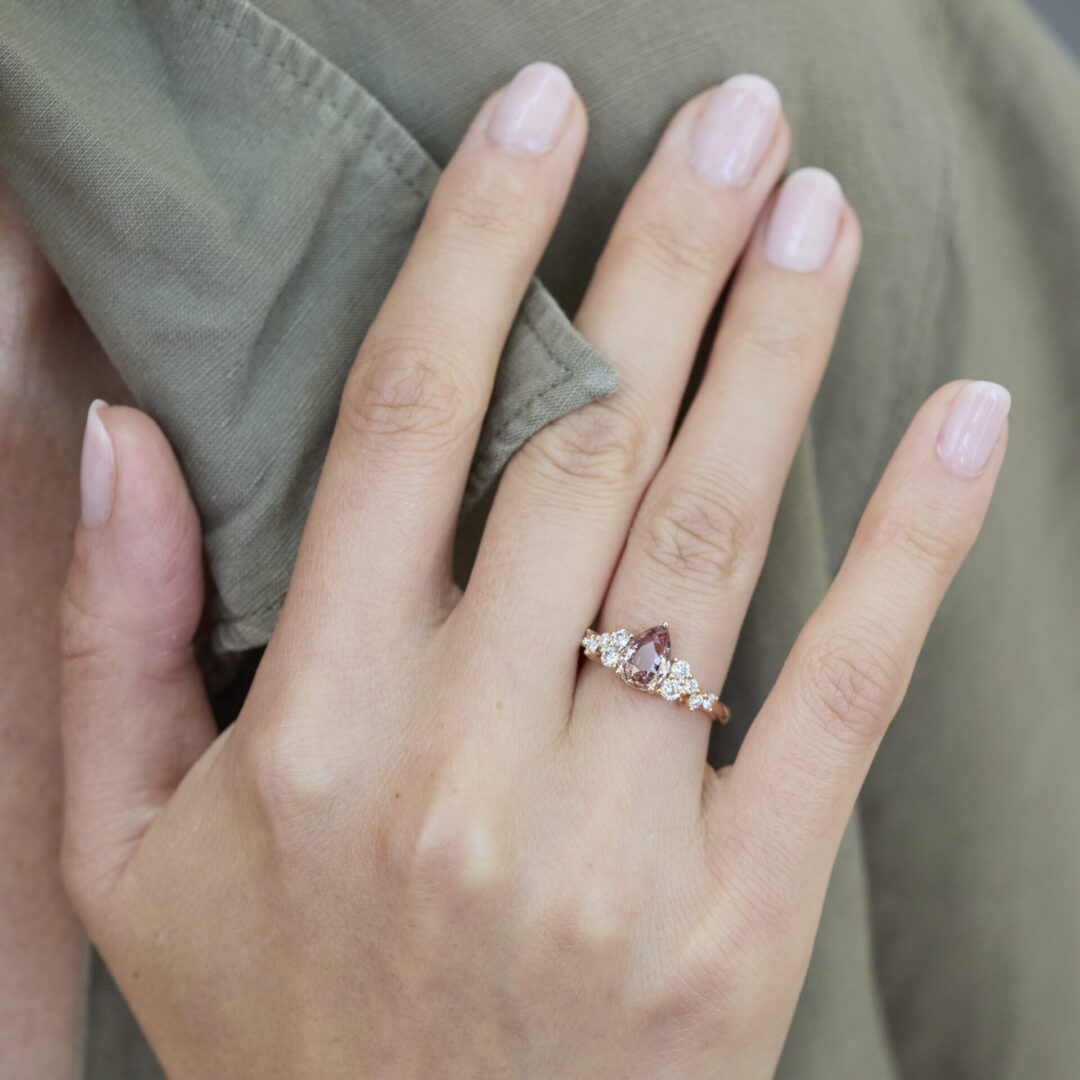 Bague Horana Saphir Padparadscha