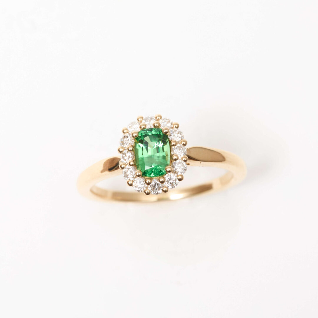 Bague Pompadour Tsavorite