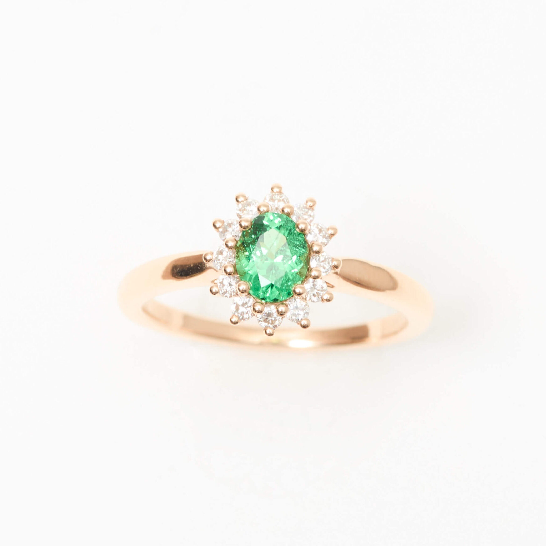 Bague Marguerite Tsavorite