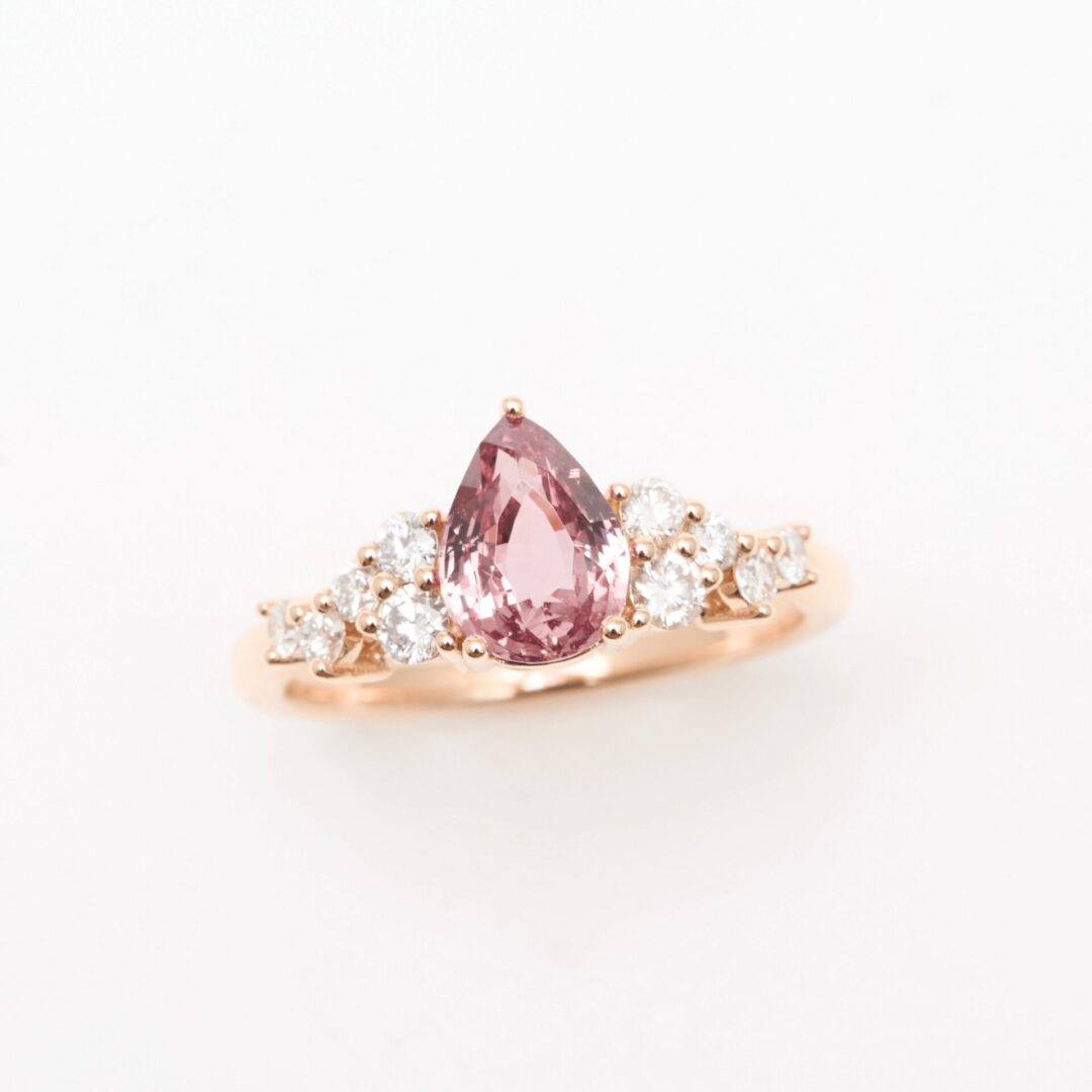 Bague Horana Saphir Padparadscha