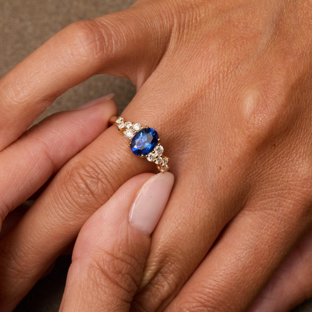 bague horana saphir peacock