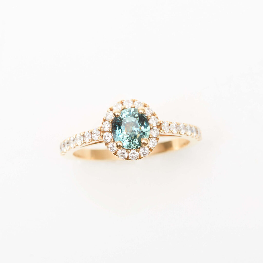 Bague Saphir Teal