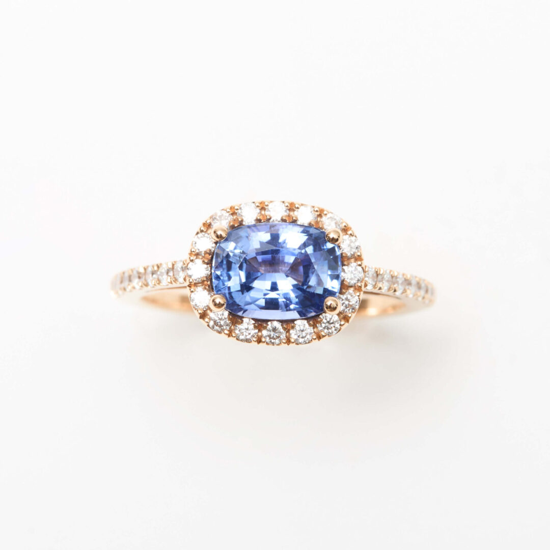 Bague Saphir Bleu