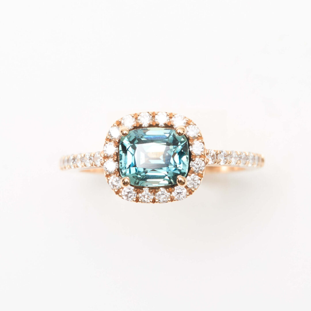 Bague Saphir Teal