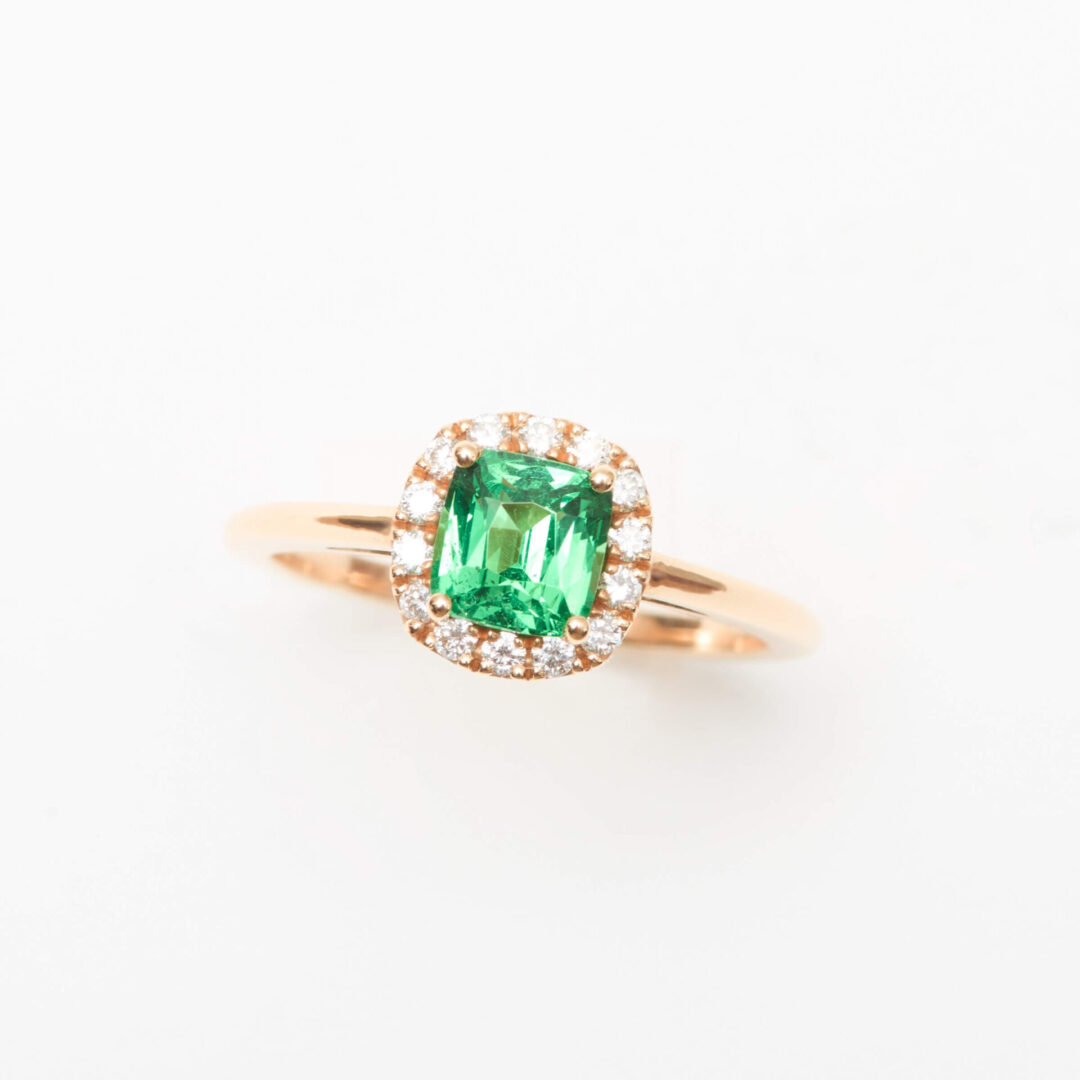 Bague Tsavorite