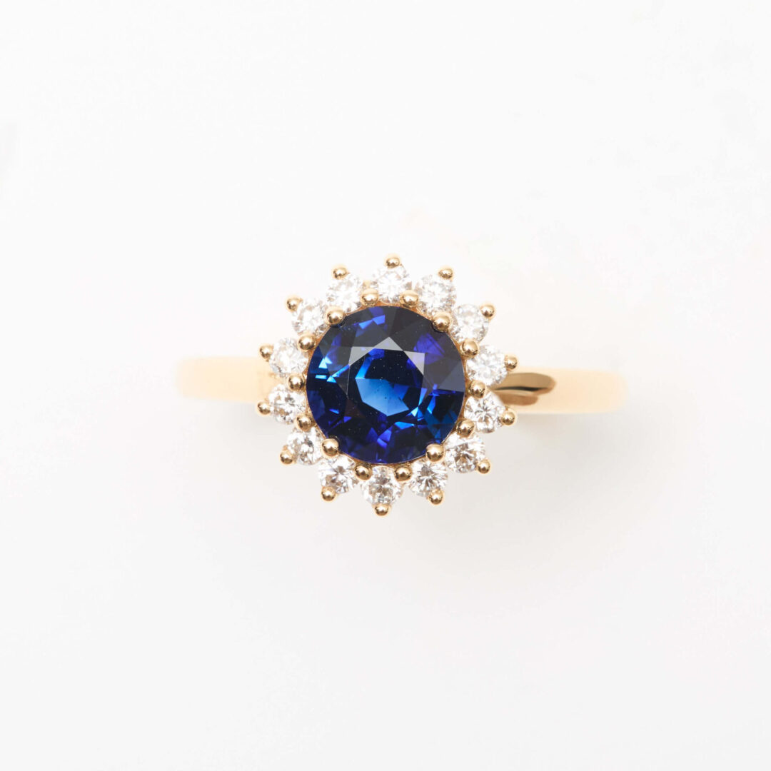 Bague Saphir Bleu