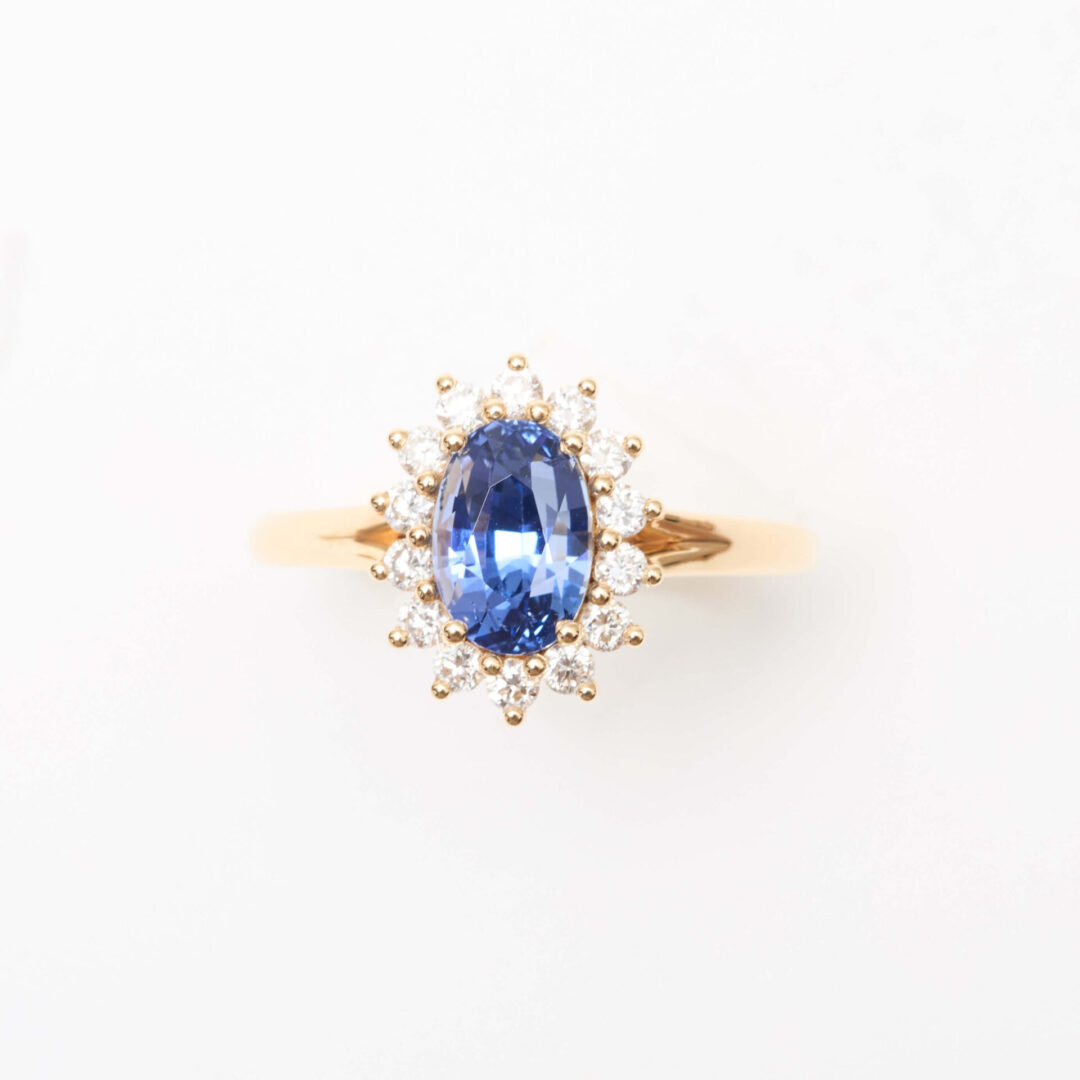Bague Saphir Bleu