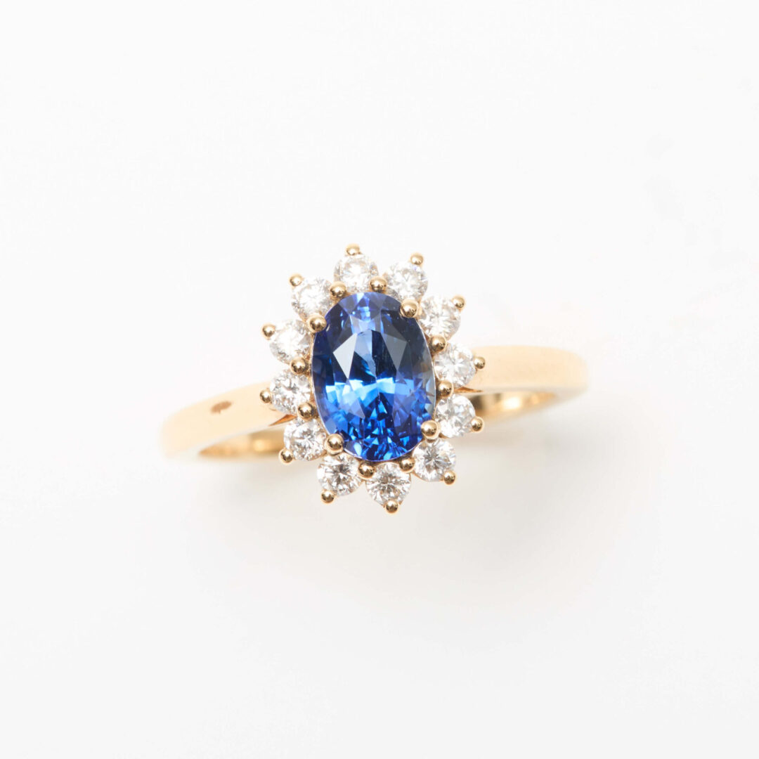 Bague Saphir Bleu