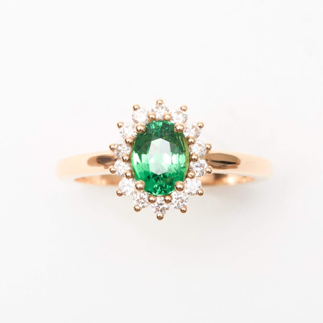 Bague Tsavorite