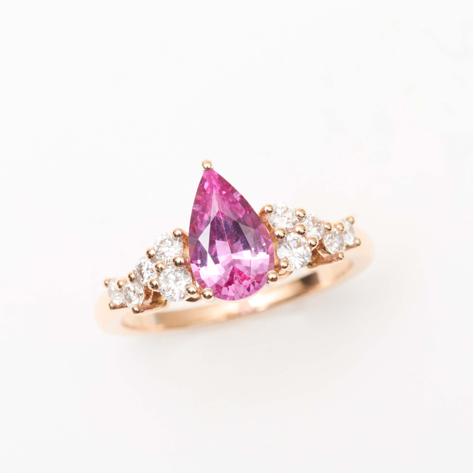 Bague Saphir Rose