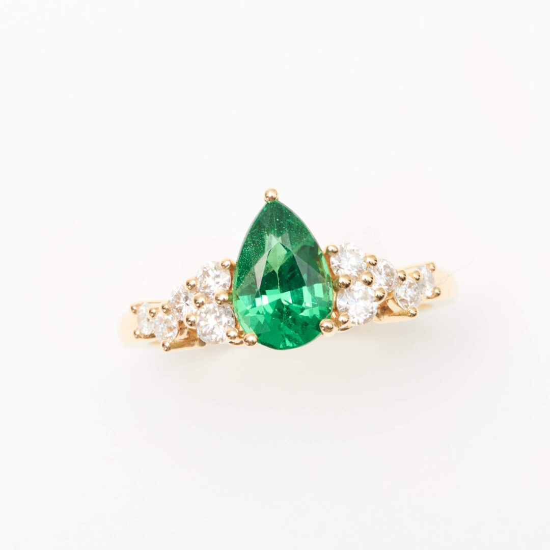 Bague Tsavorite