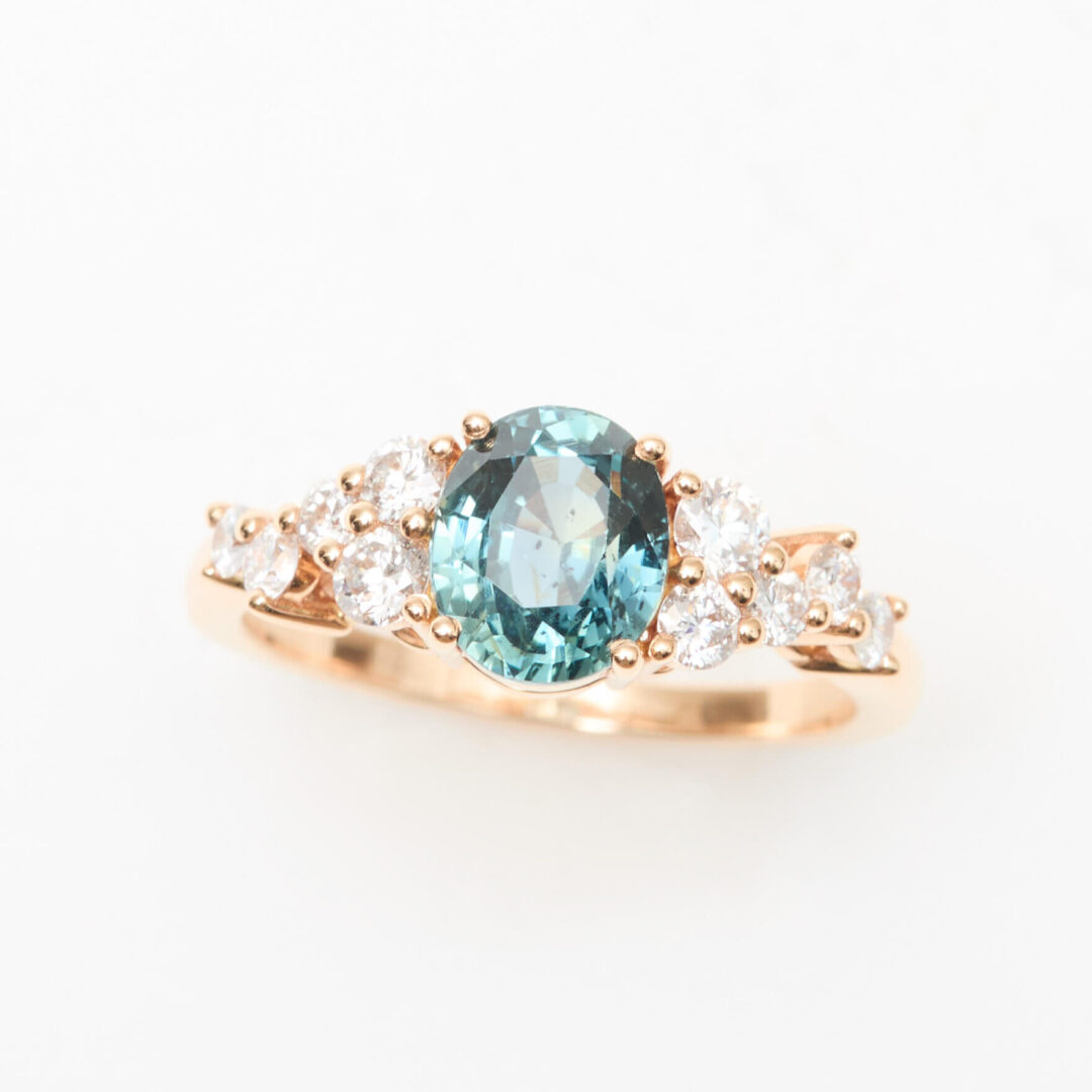 Bague Saphir Teal