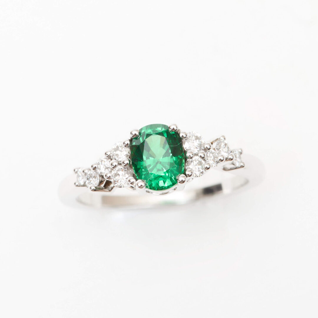 Bague Tsavorite