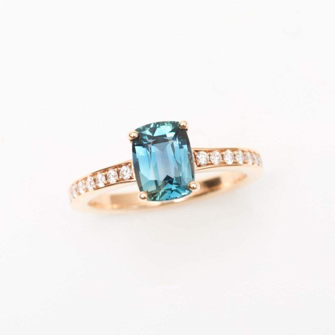 Bague Saphir Teal