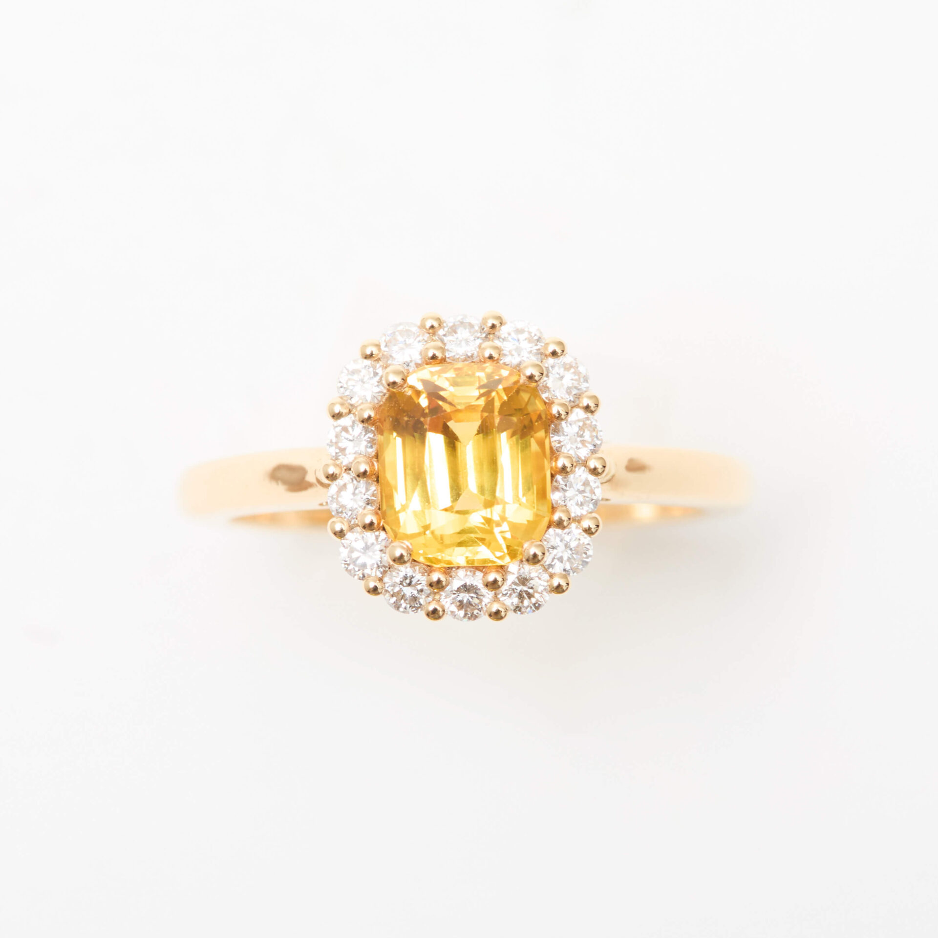 Bague Saphir Jaune