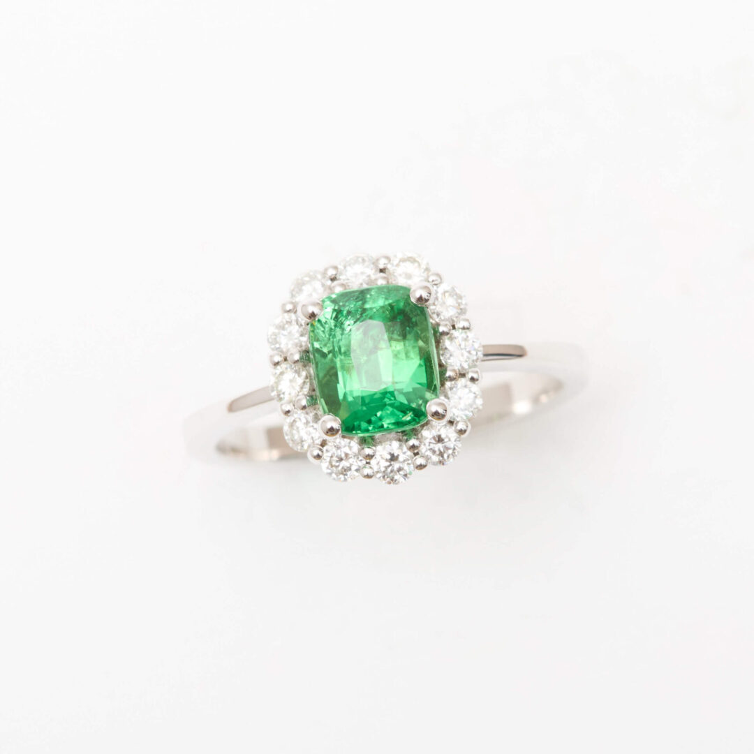 Bague Tsavorite