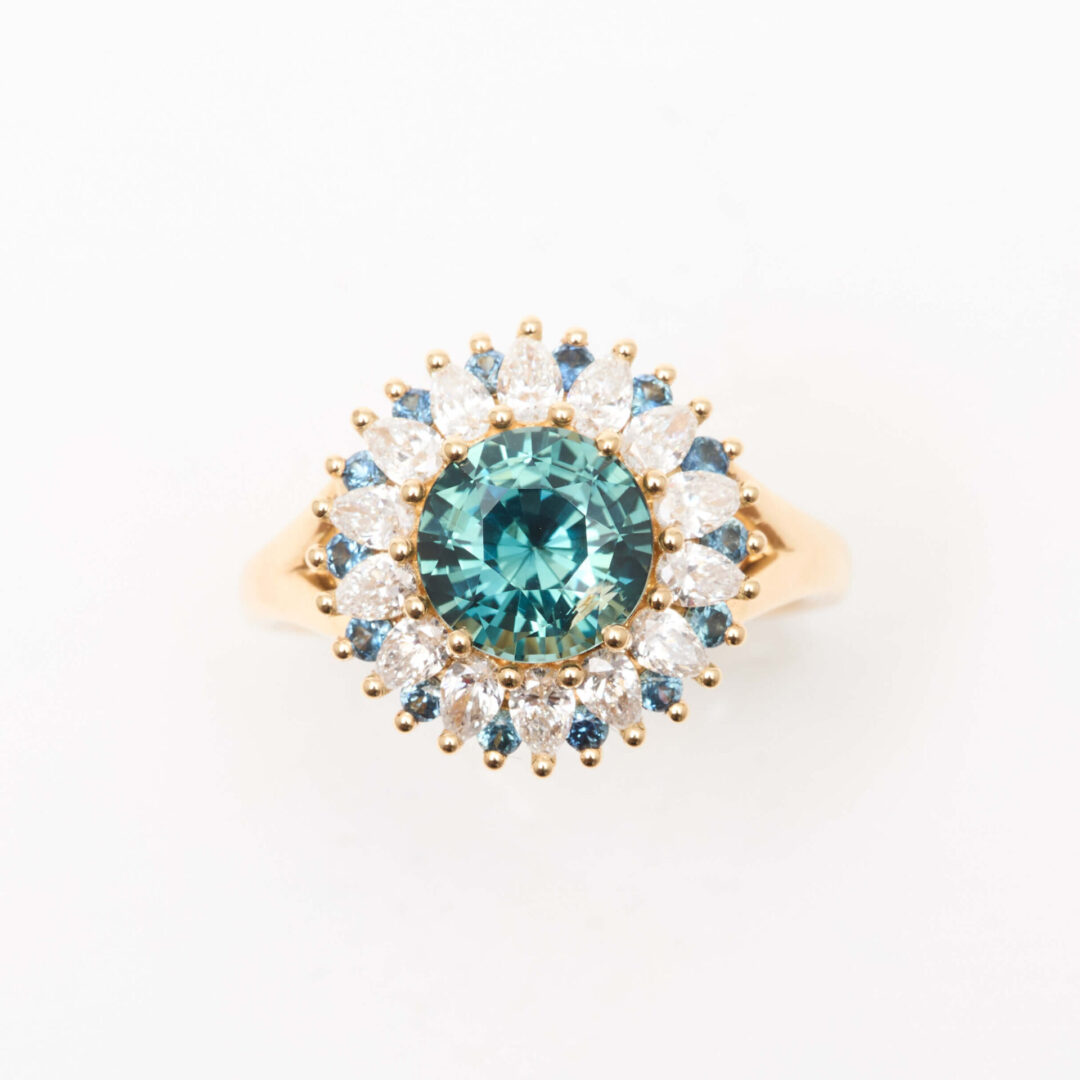 Bague Saphir Teal