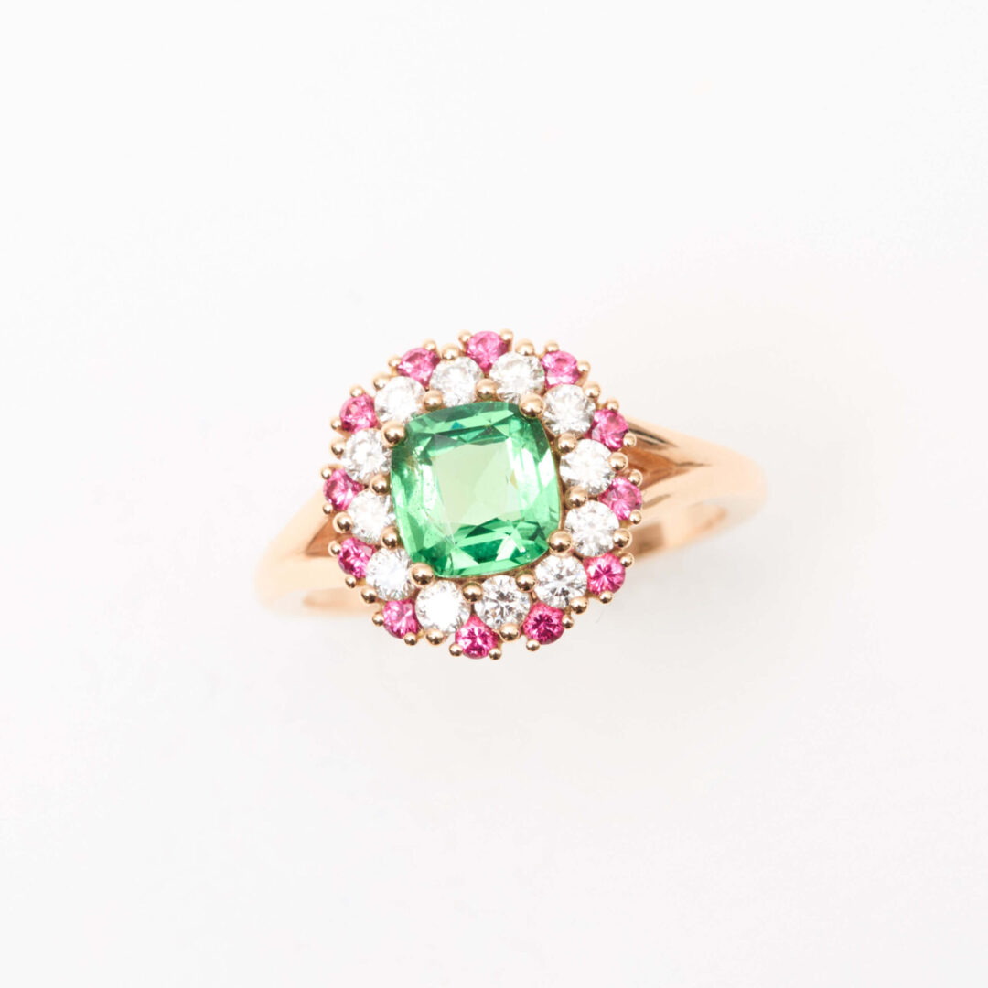 Bague Tsavorite