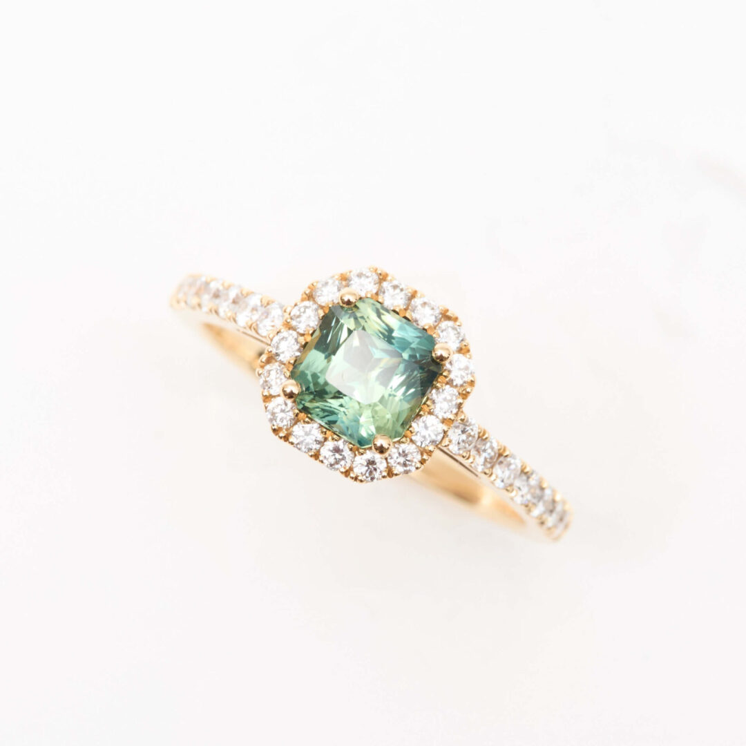 Bague Saphir Teal
